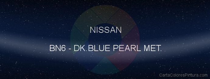 Pintura Nissan BN6 Dk.blue Pearl Met.