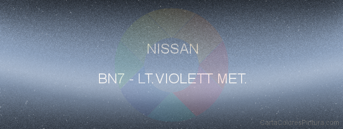 Pintura Nissan BN7 Lt.violett Met.