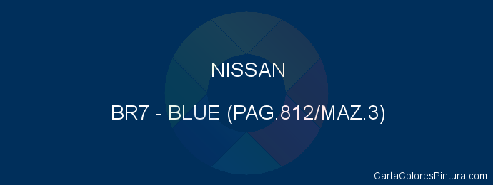 Pintura Nissan BR7 Blue (pag.812/maz.3)