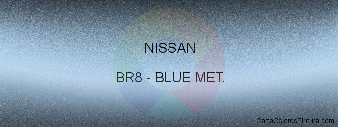 Pintura Nissan BR8 Blue Met.