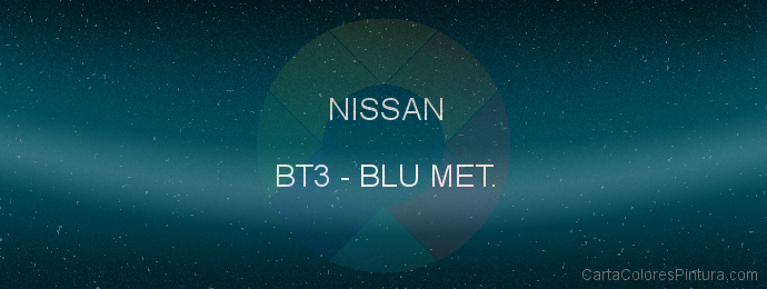 Pintura Nissan BT3 Blu Met.
