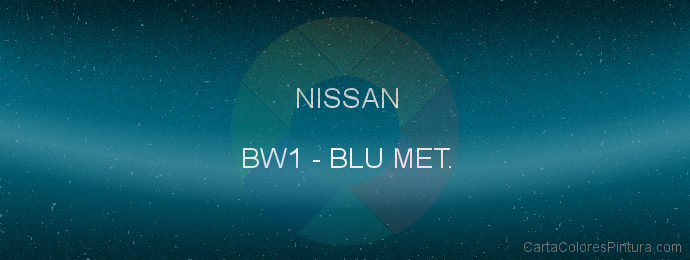 Pintura Nissan BW1 Blu Met.
