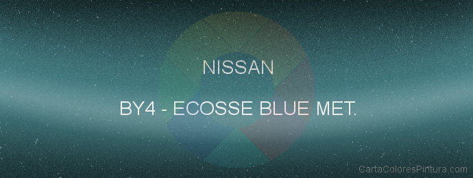 Pintura Nissan BY4 Ecosse Blue Met.