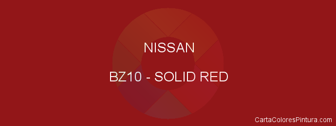 Pintura Nissan BZ10 Solid Red