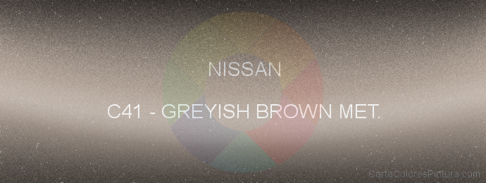 Pintura Nissan C41 Greyish Brown Met.