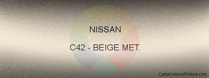 Pintura Nissan C42 Beige Met.