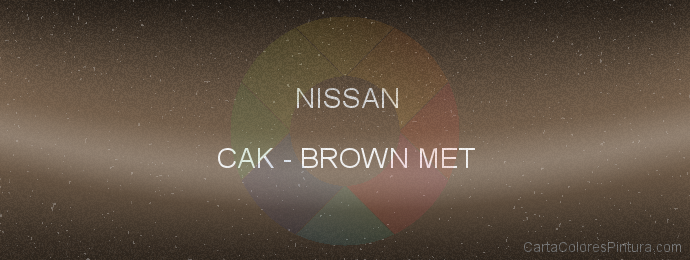 Pintura Nissan CAK Brown Met