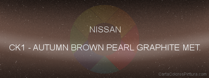 Pintura Nissan CK1 Autumn Brown Pearl Graphite Met.