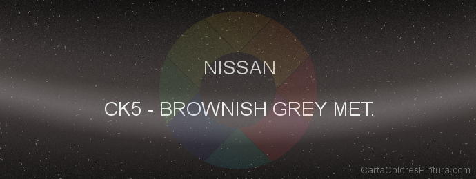 Pintura Nissan CK5 Brownish Grey Met.
