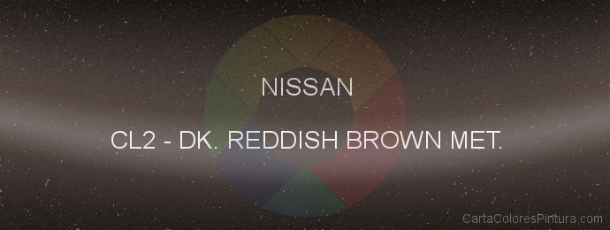 Pintura Nissan CL2 Dk. Reddish Brown Met.