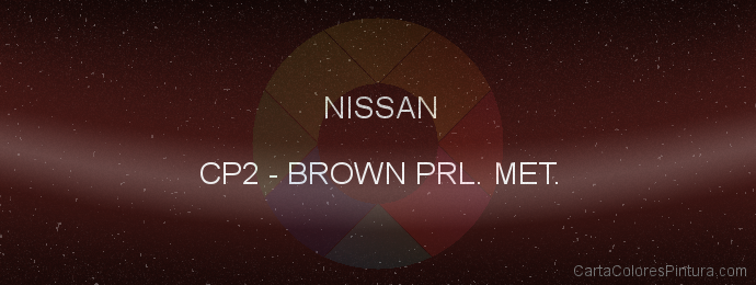 Pintura Nissan CP2 Brown Prl. Met.