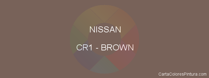 Pintura Nissan CR1 Brown