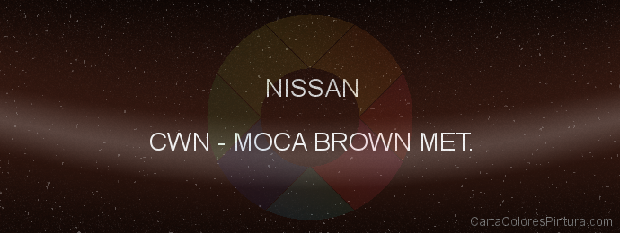 Pintura Nissan CWN Moca Brown Met.