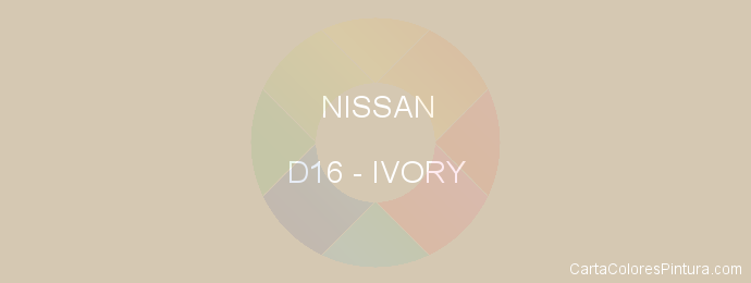 Pintura Nissan D16 Ivory