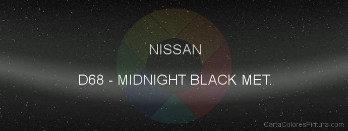 Pintura Nissan D68 Midnight Black Met.