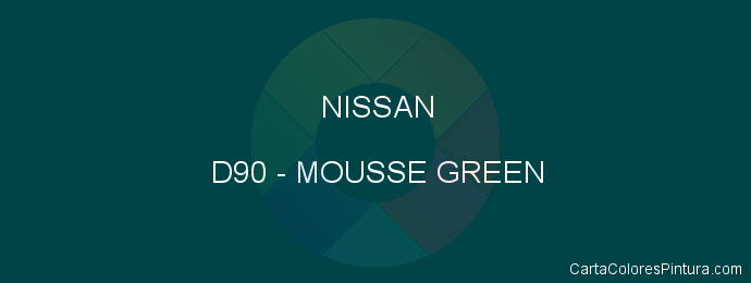 Pintura Nissan D90 Mousse Green