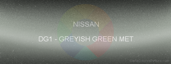 Pintura Nissan DG1 Greyish Green Met
