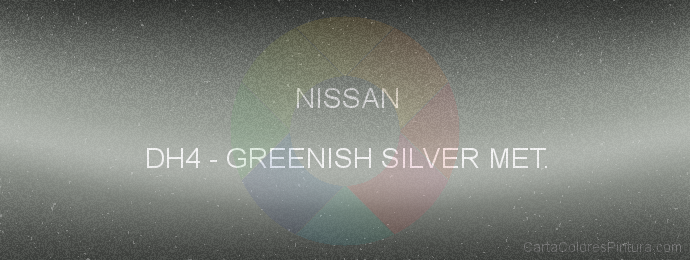 Pintura Nissan DH4 Greenish Silver Met.
