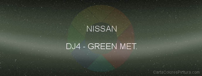 Pintura Nissan DJ4 Green Met.
