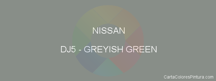 Pintura Nissan DJ5 Greyish Green