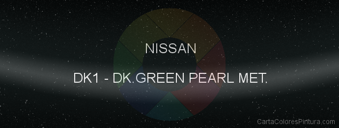Pintura Nissan DK1 Dk.green Pearl Met.