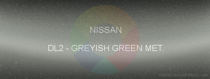 Pintura Nissan DL2 Greyish Green Met.