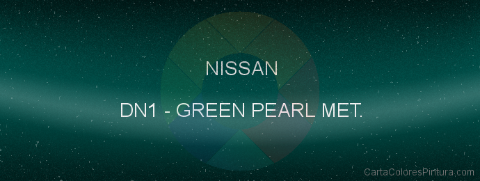 Pintura Nissan DN1 Green Pearl Met.
