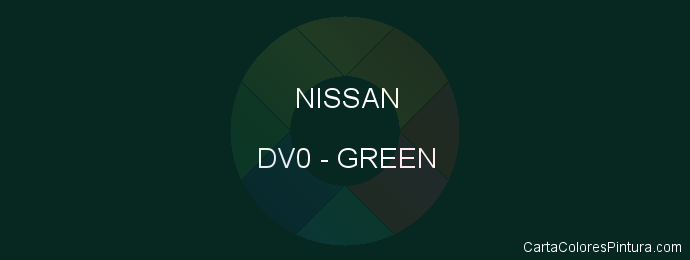 Pintura Nissan DV0 Green