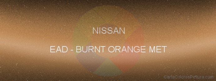 Pintura Nissan EAD Burnt Orange Met