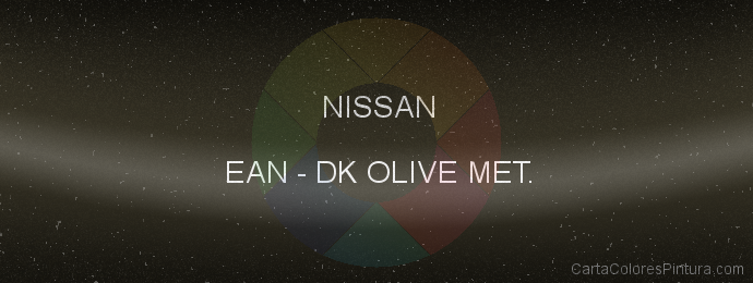 Pintura Nissan EAN Dk Olive Met.