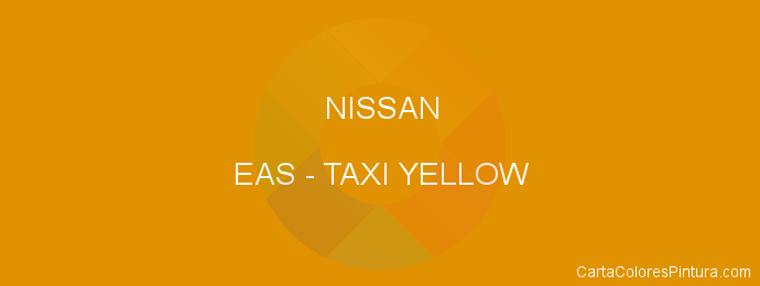 Pintura Nissan EAS Taxi Yellow