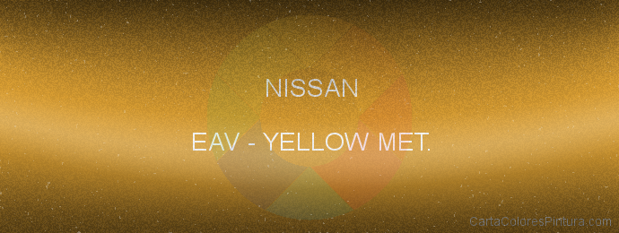 Pintura Nissan EAV Yellow Met.