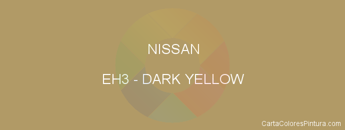 Pintura Nissan EH3 Dark Yellow