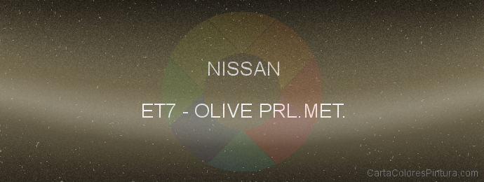 Pintura Nissan ET7 Olive Prl.met.
