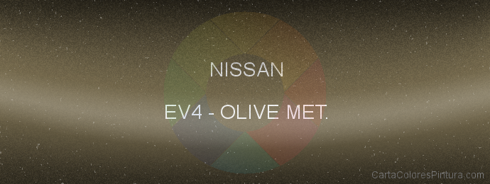 Pintura Nissan EV4 Olive Met.
