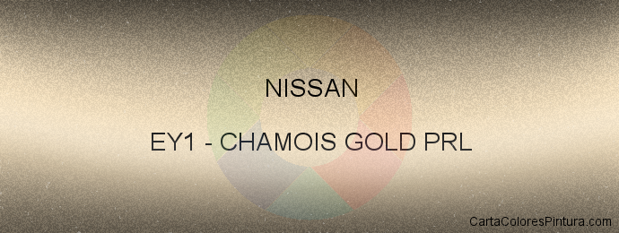 Pintura Nissan EY1 Chamois Gold Prl