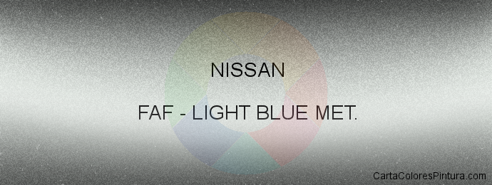 Pintura Nissan FAF Light Blue Met.