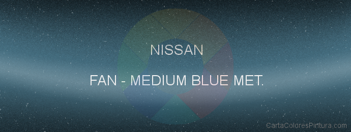 Pintura Nissan FAN Medium Blue Met.