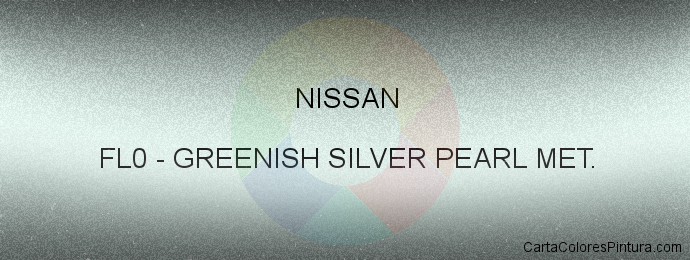 Pintura Nissan FL0 Greenish Silver Pearl Met.