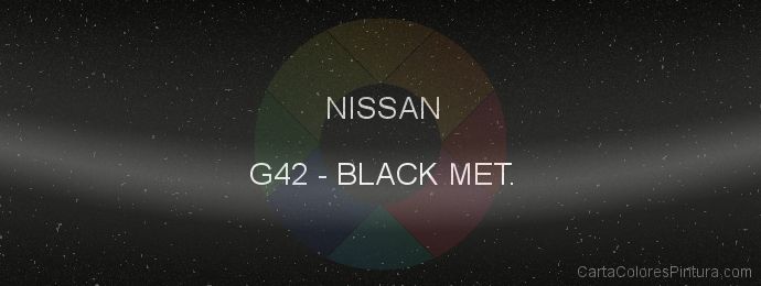 Pintura Nissan G42 Black Met.