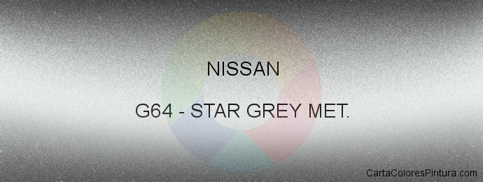 Pintura Nissan G64 Star Grey Met.