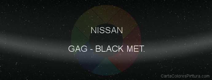 Pintura Nissan GAG Black Met.