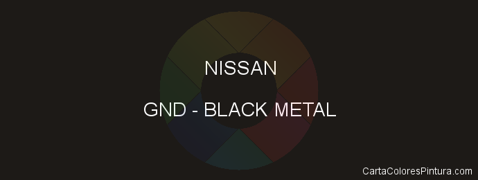 Pintura Nissan GND Black Metal