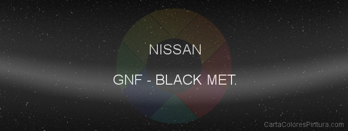 Pintura Nissan GNF Black Met.