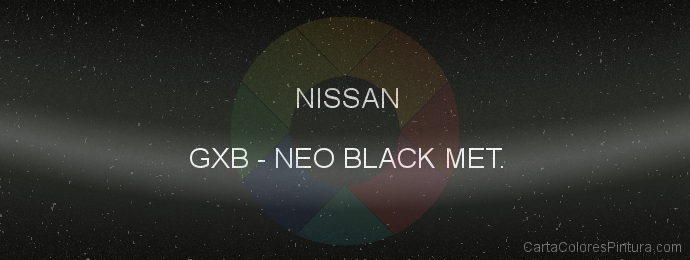 Pintura Nissan GXB Neo Black Met.