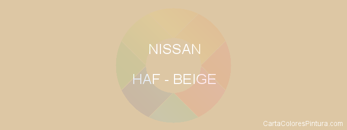 Pintura Nissan HAF Beige