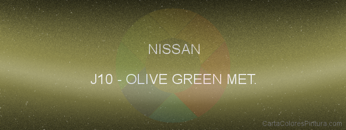 Pintura Nissan J10 Olive Green Met.