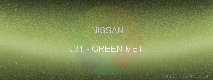 Pintura Nissan J31 Green Met.
