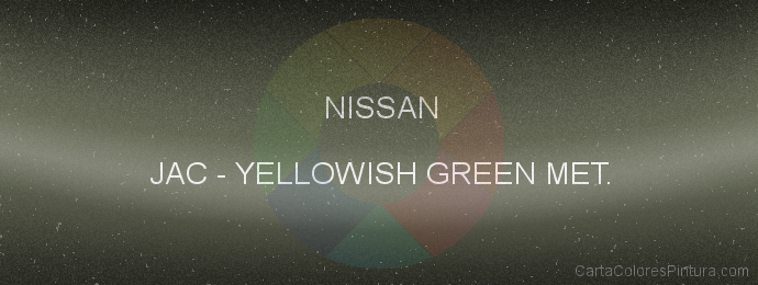 Pintura Nissan JAC Yellowish Green Met.
