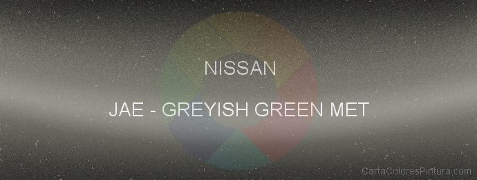 Pintura Nissan JAE Greyish Green Met